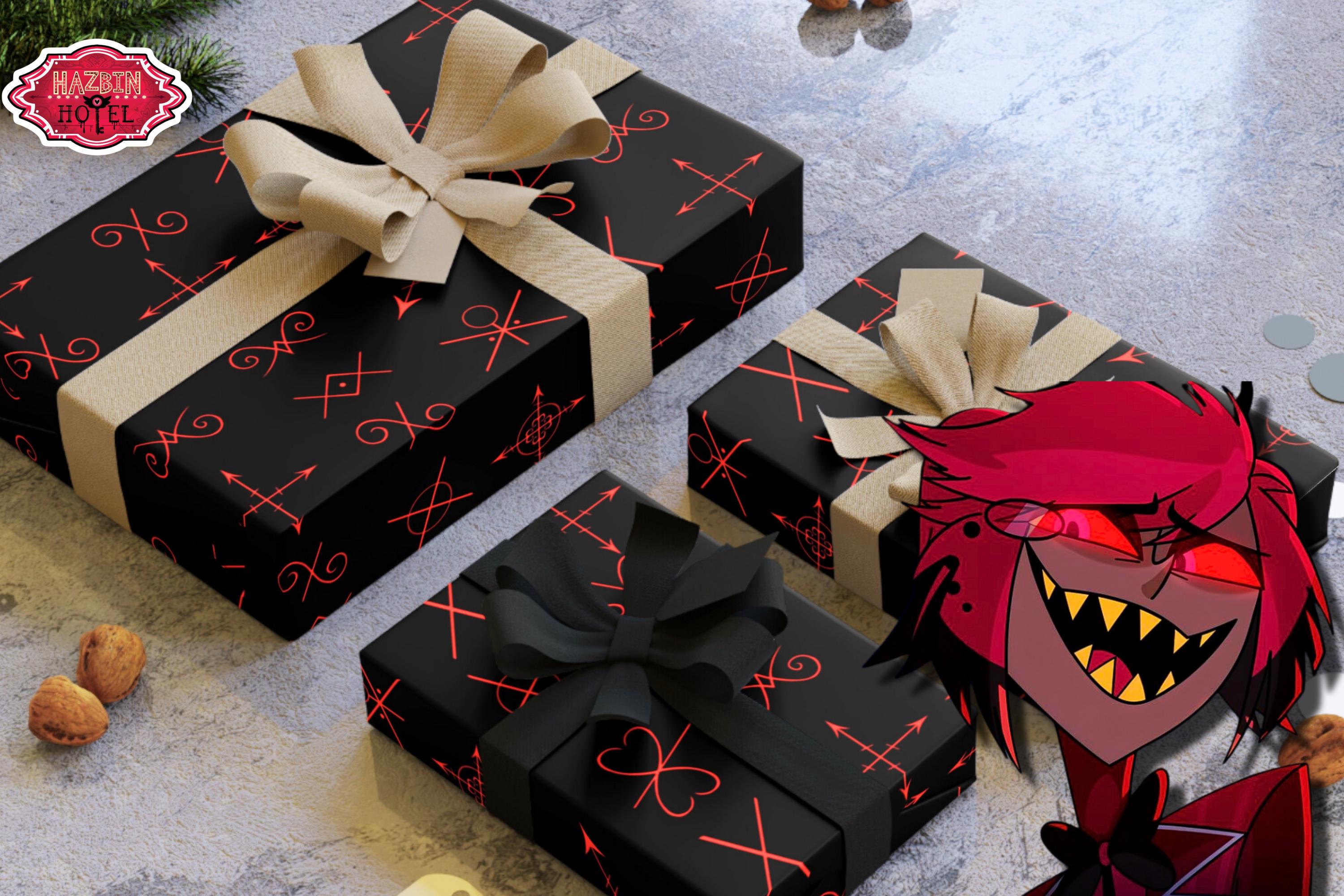 Alastor Hazbin Hotel Wrapping Paper